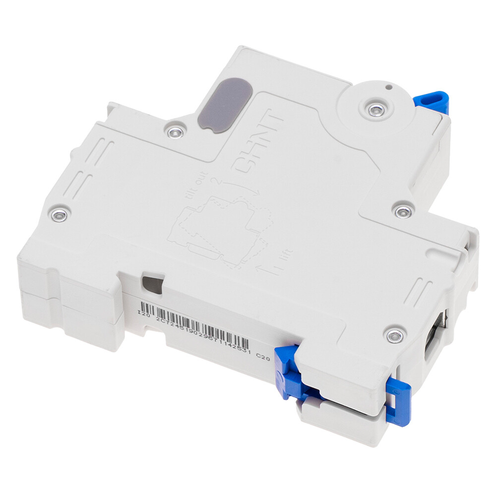 

Автоматический выключатель модульный Chint NXB-63S 1P 20А тип C 4,5 кА 230 В (296711 Chint)