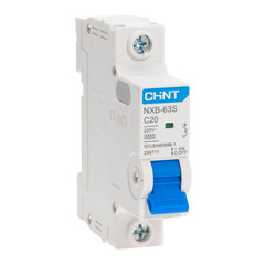 Автоматический выключатель модульный Chint NXB-63S 1P 20А тип C 4,5 кА 230 В (296711 Chint) - фото 2