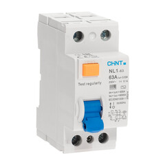 УЗО Chint NL1-63 63А 1P+N тип AC 30 мА 6 кА (200214) - фото 2