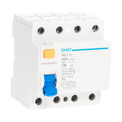 УЗО Chint NL1-63 40А 3P+N тип AC 30 мА 6 кА (200224) - фото 2