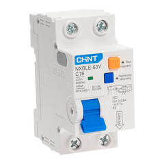 Автомат дифференциальный Chint NXBLE-63Y 16А 1P+N тип AC 10 мА 4,5 кА (105524) - фото 2