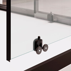 Душевой уголок RGW PA-34B черный 90х90х195 см квадрат стекло прозрачное 6 мм (06083499-84) - фото 3