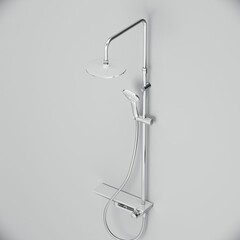 Душевая система AM.PM Gem с верхним душем с лейкой с изливом хром (F0790700) - фото 10