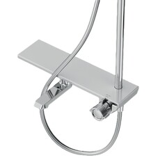 Душевая система AM.PM Gem с верхним душем с лейкой с изливом хром (F0790700) - фото 7