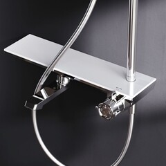 Душевая система AM.PM Gem с верхним душем с лейкой с изливом хром (F0790700) - фото 6