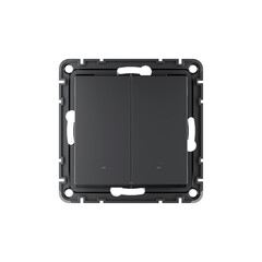 Умный выключатель сенсорный Systeme Electric AtlasDesign Smart (ATN001053Z) двухклавишный скрытая установка карбон