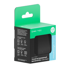 Умный выключатель сенсорный Systeme Electric AtlasDesign Smart (ATN001013Z) одноклавишный скрытая установка карбон - фото 2