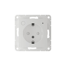 Умная розетка Systeme Electric AtlasDesign Smart (ATN000145Z) скрытая установка белая с заземлением