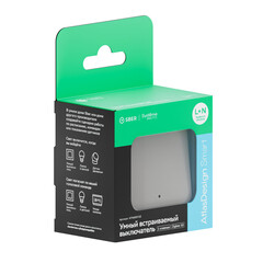 Умный выключатель сенсорный Systeme Electric AtlasDesign Smart (ATN000113Z) одноклавишный скрытая установка белый - фото 2