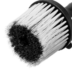 Кисть круглая искусственная щетина пластиковая ручка Matrix d110 мм для эмалей и лаков на водной основе - фото 3