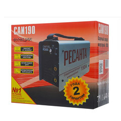 Сварочный аппарат инверторного типа Ресанта САИ 190 ММА (65/2) - фото 2