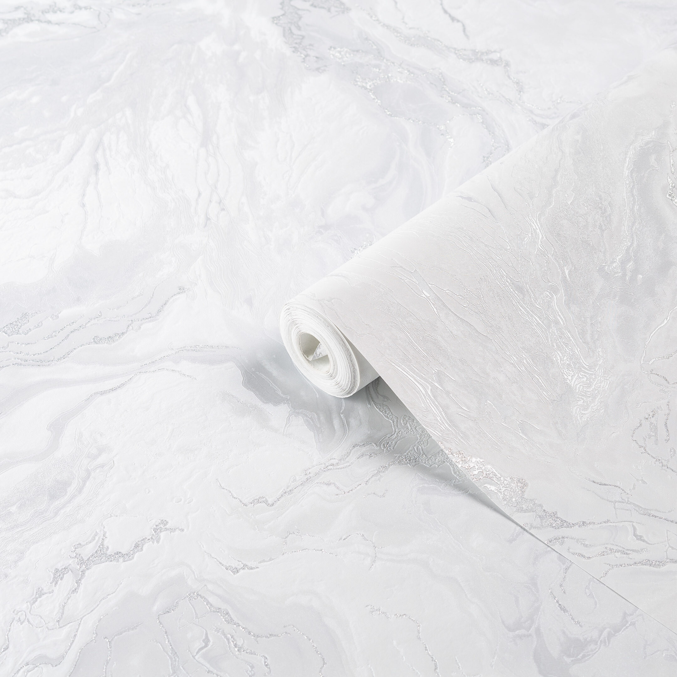 Изображение товара Обои компакт-винил на флизелиновой основе Monte Solaro Carmen 9257-00 1,06х10,05 м серые мрамор