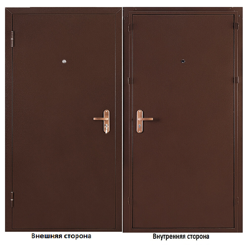 Изображение товара Входная металлическая дверь Промет Профи Про левая антик для квартиры 860х2060 мм