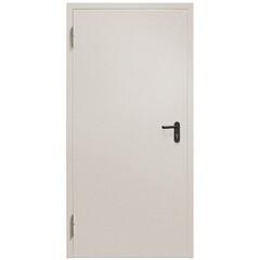 Дверь противопожарная Промет ДП-EIS-60 глухая левая серый RAL 7035 850х2050 мм - фото 6