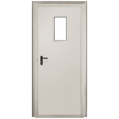 Дверь противопожарная Промет ДПС-EIS-60 со стеклом левая серый RAL 7035 950х2050 мм - фото 4