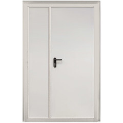 Дверь противопожарная двухстворчатая Промет ДП-2-EIS-60 глухая левая серый RAL 7035 1250х2050 мм - фото 5