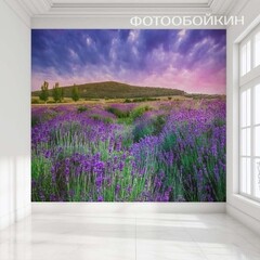 Фотообои Фотообойкин Лавандовое поле Pt-040_3 (3х2,7 м)