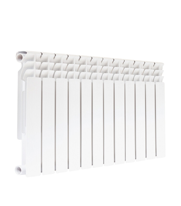 Изображение товара Биметаллический радиатор 12 секций, 500 мм, боковое подключение, белый