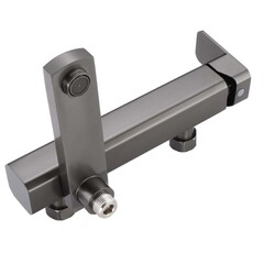 Смеситель для ванны Tokito Aomori графит однорычажный с коротким изливом с лейкой (TOK-AOM-1014GM) - фото 8