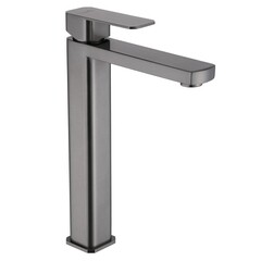 Смеситель для раковины высокий Tokito Aomori однорычажный графит (TOK-AOM-1012GM) - фото 13