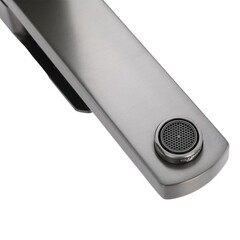 Смеситель для раковины высокий Tokito Aomori однорычажный графит (TOK-AOM-1012GM) - фото 11