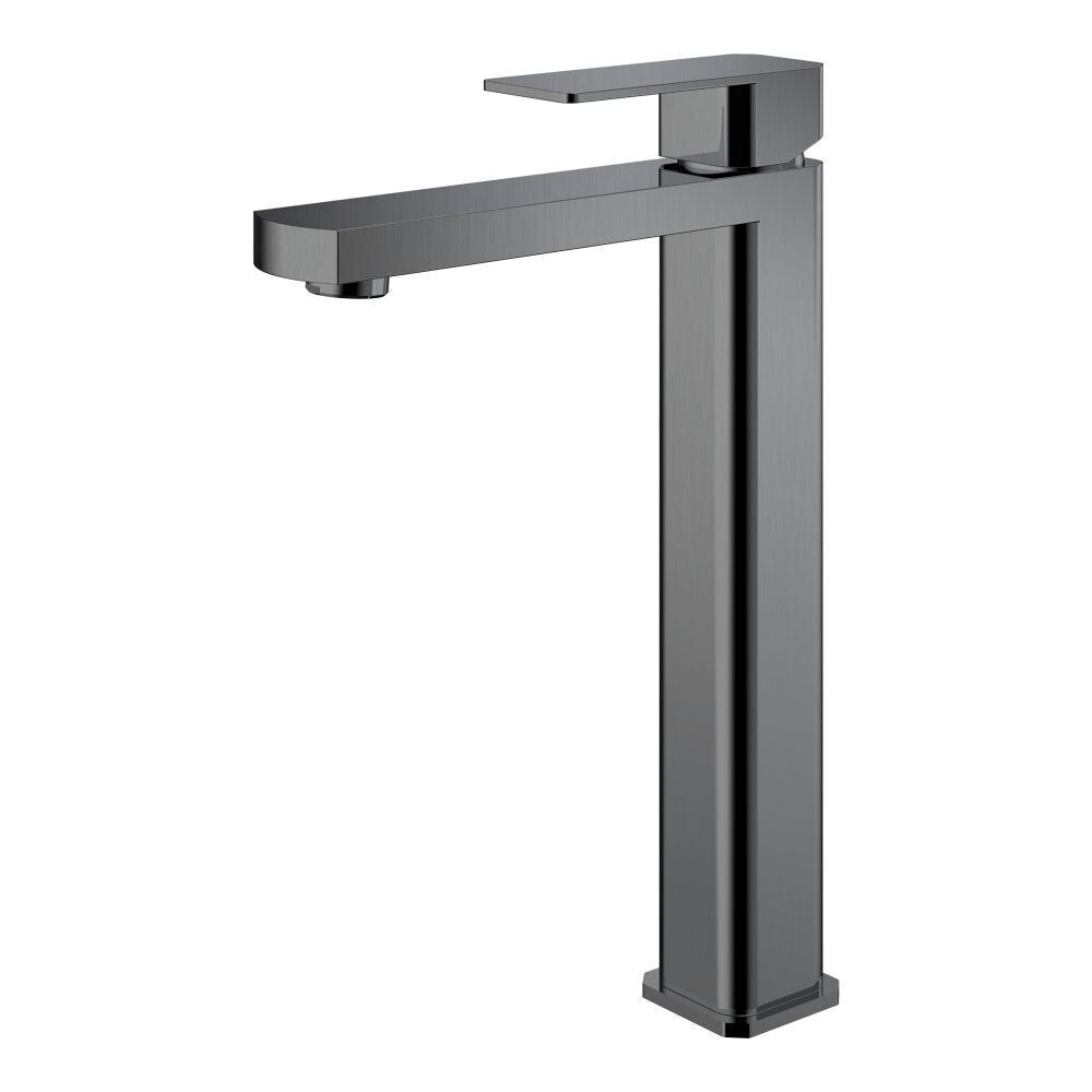 Изображение товара Смеситель для раковины высокий Tokito Aomori однорычажный графит (TOK-AOM-1012GM) Изображение товара Смеситель для раковины высокий Tokito Aomori однорычажный графит (TOK-AOM-1012GM)