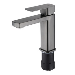 Смеситель для раковины Tokito Aomori однорычажный графит (TOK-AOM-1011GM) - фото 13