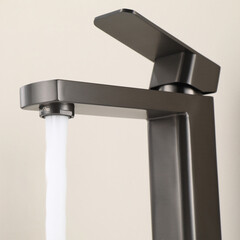 Смеситель для раковины Tokito Aomori однорычажный графит (TOK-AOM-1011GM) - фото 7