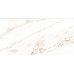 Керамогранит Lavelly Calacatta Imperia белый полированный 1200x600x8,5 мм (2 шт.=1,44 кв.м) - фото 6