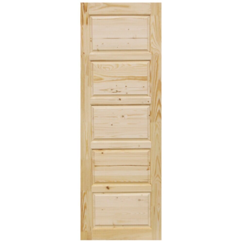 Дверь межкомнатная Горизонталь 800х2000 мм массив без покрытия глухая