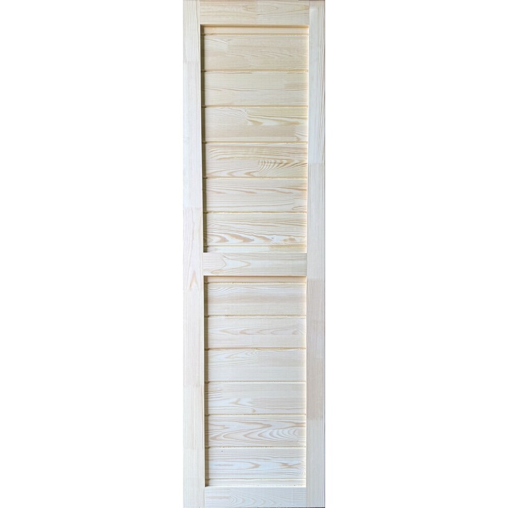 Изображение товара Дверь межкомнатная Тайга 700x2000 мм массив сосны глухая без покрытия