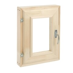 Окно деревянное 600х600х84 мм 1 створка поворотная - фото 2