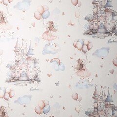 Обои компакт-винил на флизелиновой основе Erismann Kids`Story 60948-02 (1,06х10,05 м) - фото 4