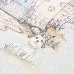 Обои компакт-винил на флизелиновой основе Erismann Kids`Story 60948-03 (1,06х10,05 м) - фото 3