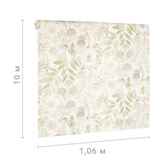 Обои компакт-винил на флизелиновой основе Erismann Secret Garden 12238-35 (1,06х10 м) - фото 2