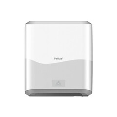 Диспенсер Tellus Matic Solution для бумажных полотенец сенсорный пластик белый (911100) - фото 1