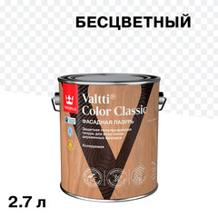 Изображение товара Антисептик Tikkurila/Tikkivala Valtti Color Classic декоративный для дерева бесцветный 2,7 л