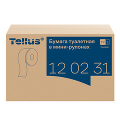 Туалетная бумага Tellus ТР-2 Комфорт в мини-рулонах 170 м (12 шт.) (120231) - фото 3