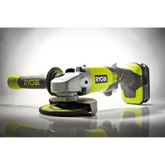 Шлифмашина угловая аккумуляторная Ryobi One+ R18AG-0 d115 мм без АКБ и ЗУ (15278293) - фото 3