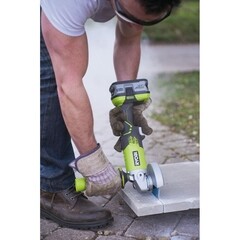 Шлифмашина угловая аккумуляторная Ryobi One+ R18AG-0 d115 мм без АКБ и ЗУ (15278293) - фото 2