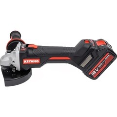 Шлифмашина угловая аккумуляторная Keyang DG20BLH-125SV 18 В 5Ач Li-Ion d125 мм 2 АКБ и ЗУ (22855125) - фото 1
