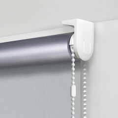 Рулонная штора блэкаут 160х160 см Эскар Blackout серая - фото 3