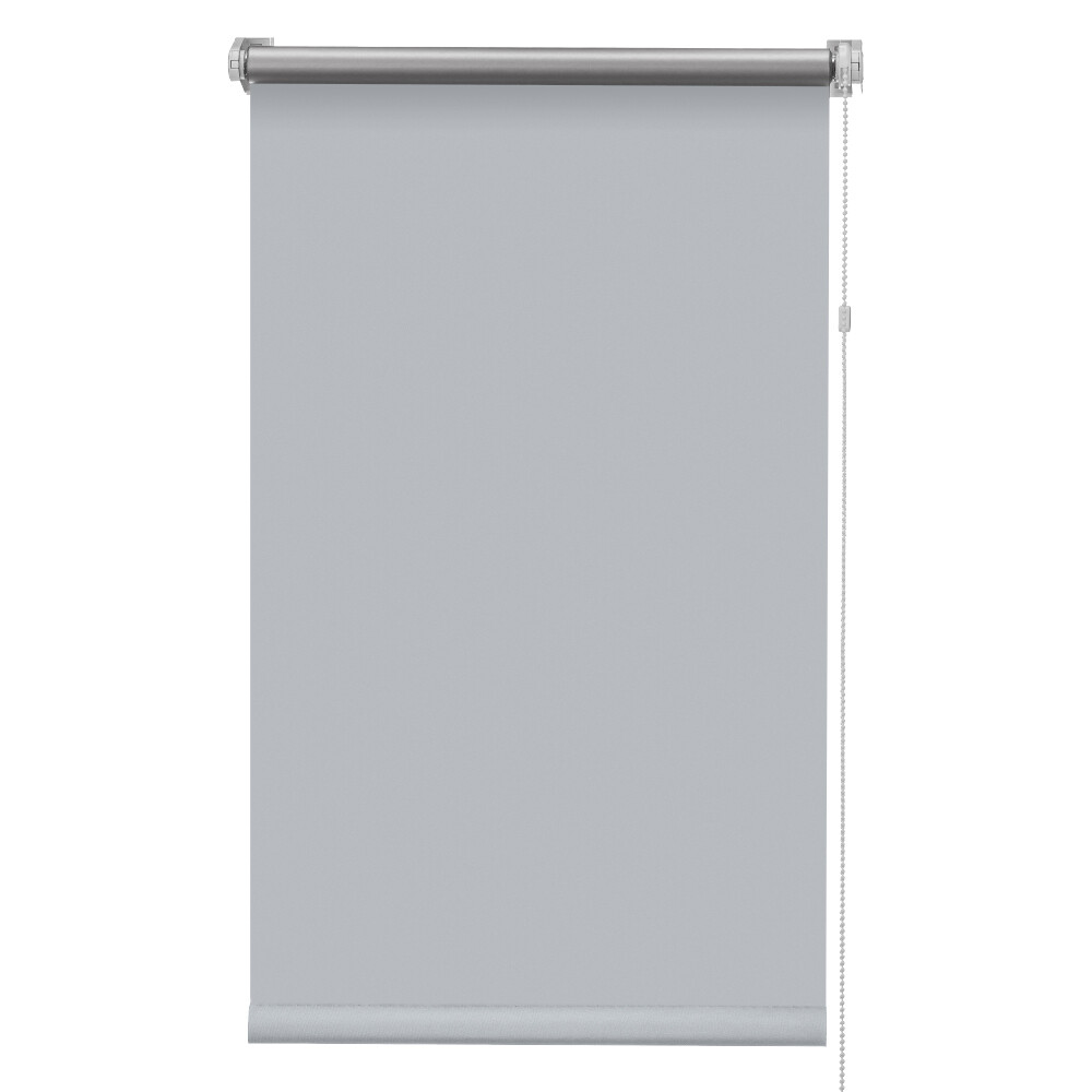 Изображение товара Рулонная штора блэкаут 60x160 см Эскар Blackout серого цвета