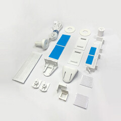 Рулонная штора блэкаут 100х160 см Эскар Blackout серая - фото 2