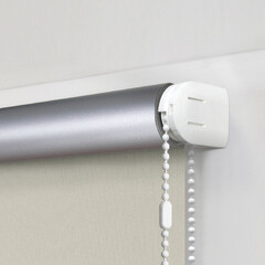 Рулонная штора блэкаут 160х160 см Эскар Blackout бежевая - фото 3