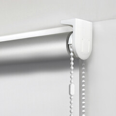 Рулонная штора блэкаут 120х160 см Эскар Blackout белая - фото 5