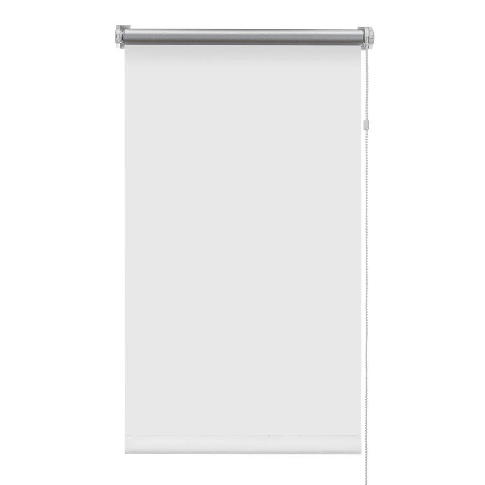 Изображение товара Рулонная штора блэкаут 140х160 см Эскар Blackout белая для полного затемнения