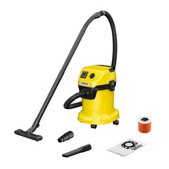 Строительный пылесос Karcher WD 3 P V-17/4/20 1000 Вт 17 л (1.628-170.0) - фото 5