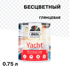 Изображение товара Лак алкидно-уретановый яхтный Dufa Yacht бесцветный 0,75 л глянцевый