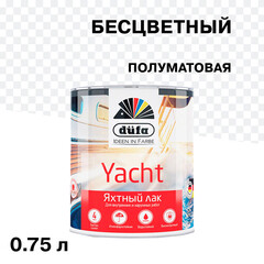 Изображение товара Лак алкидно-уретановый яхтный Dufa Yacht бесцветный 0,75 л полуматовый